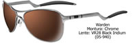 Oakley Warden Chrome/VR28 Black Iridium (05-940)